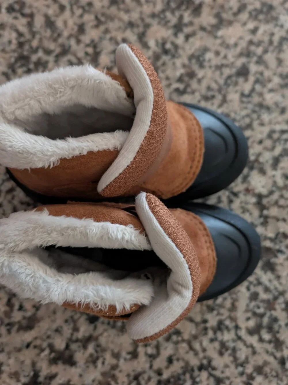 The North Face Kids Waterproof Winter Boots Brown Size 9